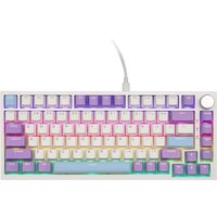 Клавиатура Ajazz AK820 (белый/фиолетовый, Ajazz Sea Salt)