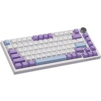 Клавиатура Ajazz AK820 (белый/фиолетовый, Ajazz Sea Salt)
