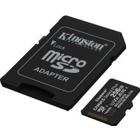 Карта памяти Kingston Canvas Select Plus microSDXC 256GB SDCS3/256GB (с адаптером) Карта памяти Kingston Canvas Select Plus microSDXC 256GB SDCS3/256GB (с адаптером)