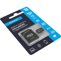 Карта памяти Maxvi microSDHC 32GB MSD32GBC10V10 (с адаптером)