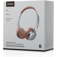 Наушники Ugreen Studio Plus HP207 (серебристый/коричневый) Наушники Ugreen Studio Plus HP207 (серебристый/коричневый)