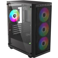 Корпус ID-Cooling Ware 300 ARGB (черный) Корпус ID-Cooling Ware 300 ARGB (черный)