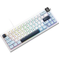 Клавиатура Ajazz AK650 Wired (синий/белый, Ajazz Sea Salt)